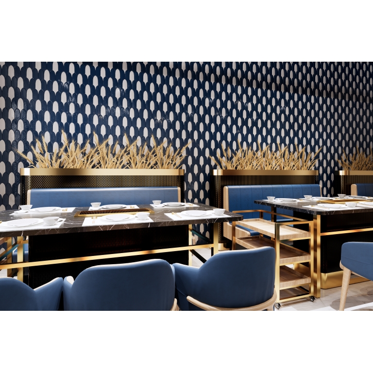 PLURIFY - 3X8 FEATHER, BLUE, GLOSSY